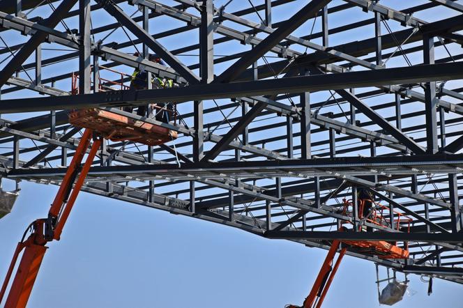 Budowa stadionu w Szczecinie - maj 2020