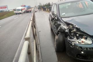 Niebezpiecznie pod Olsztynem! Wypadki w Dywitach na DK51