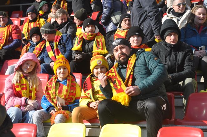 Korona Kielce - Motor Lublin. Kibice na Exbud Arenie