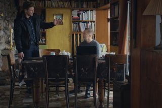 M jak miłość odc. 1863. Marcin (Mikołaj Roznerski), Andrzej Budzyński (Krystian Wieczorek)