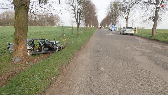 Kolizja w Wilkowicach. 19-latek nieprawidłowo wyprzedzał