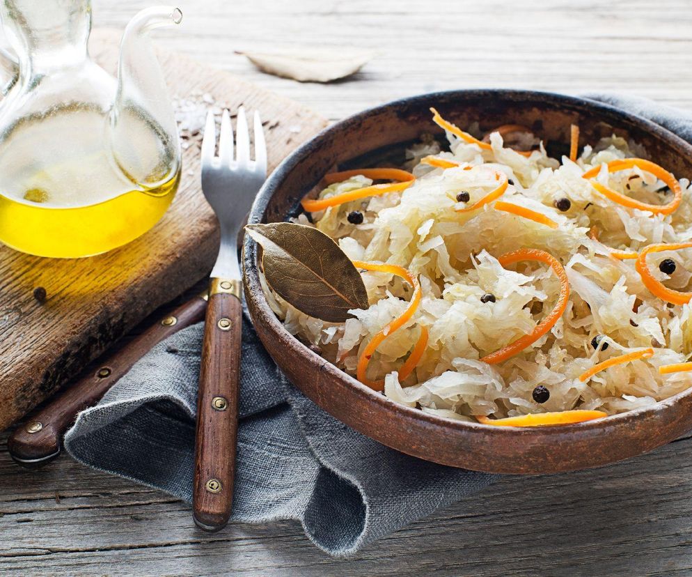 zdrowa surówka z kapusty kisoznej