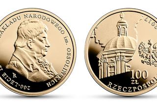 Nowa złota moneta NBP z okazji 200-lecia Ossolineum [ZDJĘCIA]