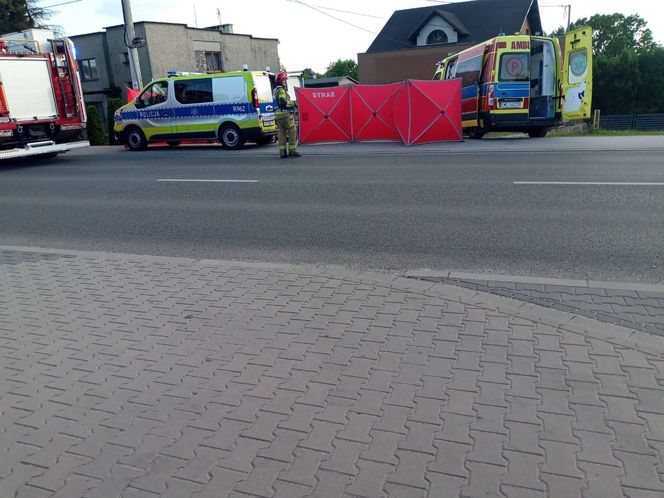 Wypadek na ul. Jastrzębskiej w Wodzisławiu Śląskim