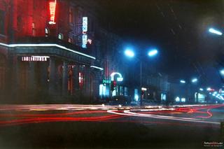 Lublin jak Miami Vice City. Zobacz miasto pełne neonów z lat 70’ [GALERIA]