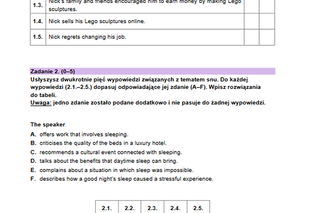 Próbna matura angielski 2023 