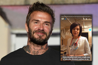 David Beckham oddał swoje konto na Instagramie ukraińskiej lekarce. Kobieta relacjonowała co dzieje się w szpitalu