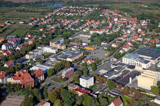 Braniewo z lotu ptaka. Jak wygląda jedno z najstarszych miast w Polsce? Zobacz ZDJĘCIA!