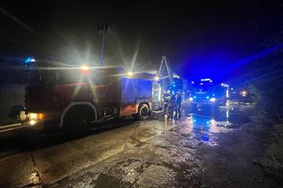 Pożar przy Metalurgicznej w Lublinie