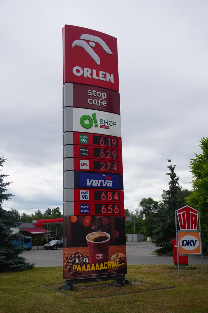 Ceny paliw w Skarżysku-Kamiennej 