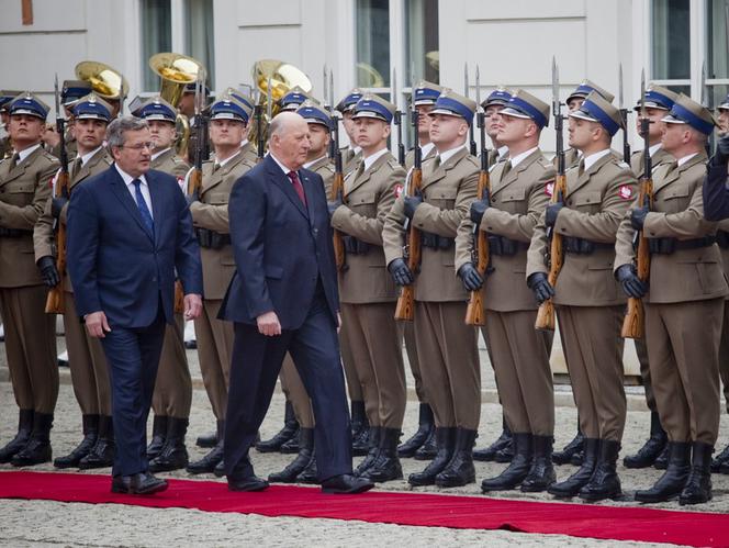 Król Norwegii Harald V i królowa Sonja w Polsce