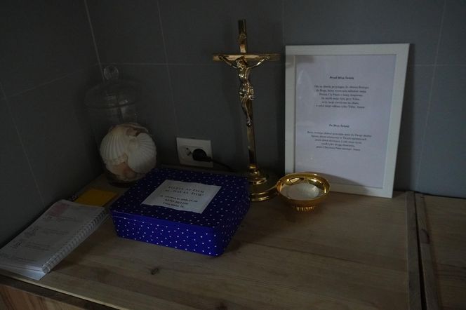 Kościół w bloku mieszkalnym na osiedlu Łacina
