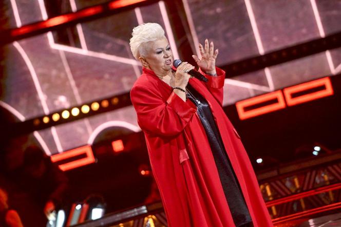 Barbara Parzęczewska podczas koncertu The Voice "Gwiazdy na żywo"