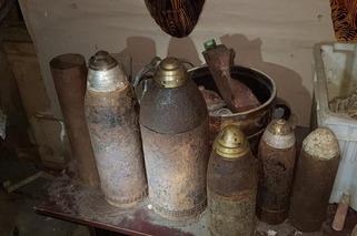 Powojenne niewybuchy w miejscowości Żerdenka (pow. leski)