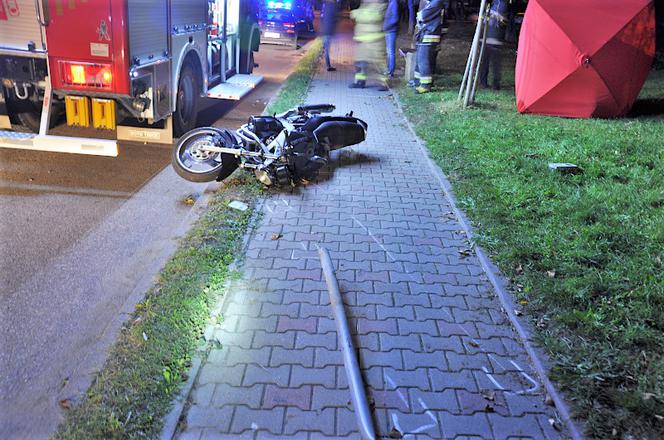 moto wypadek w Kisielicach