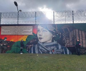 Mural poświęcony Dzieciom Zamojszczyzny i żołnierzom AK i BCh