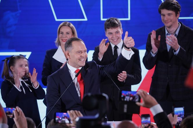 Sztab wyborczy Karola Nawrockiego w Warszawie