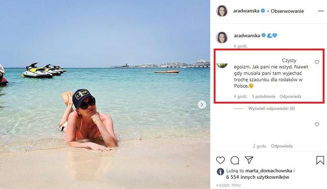 Agnieszka Radwańska BRUTALNIE ZAATAKOWANA za ZDJĘCIA na plaży w Dubaju! Jak pani nie wstyd?