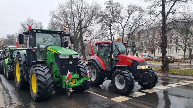 Protest rolników w Poznaniu