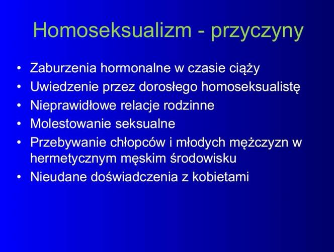 Slajdy z lekcji religii w liceum w Limanowej