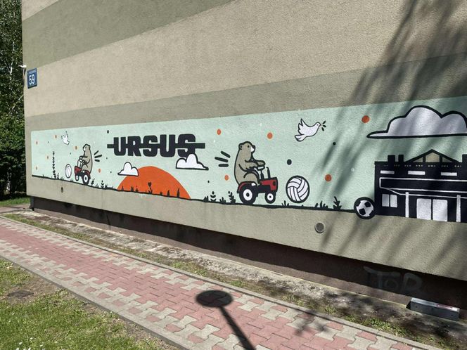 Nowy mural na Ursusie
