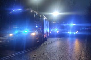 Tragiczny wypadek busa w woj. lubelskim. Jedna osoba nie żyje, jest wielu rannych