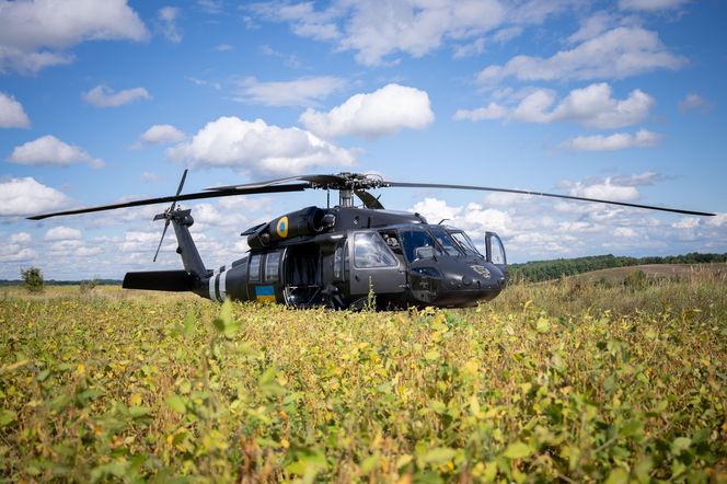 Ukraiński śmigłowiec UH-60 Black Hawk