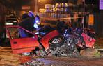 Łódź: Tragiczny wypadek - matka i syn nie żyją. Suzuki zderzyło się z tirem