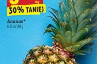 ananas 3,49 zł/kg