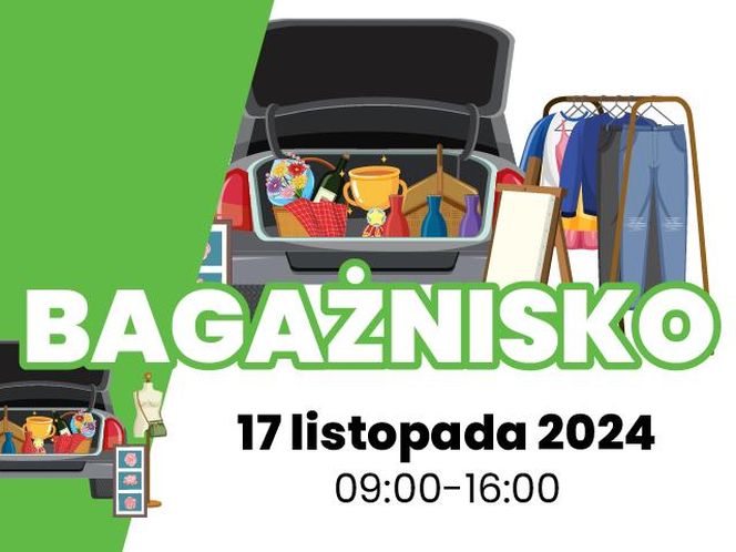 BAGAŻNISKO” na Tyskich Halach Targowych - niedziela 17 listopada