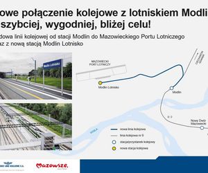 Koniec przesiadek! Pociągiem dojedziesz prosto na lotnisko w Modlinie! Jest decyzja