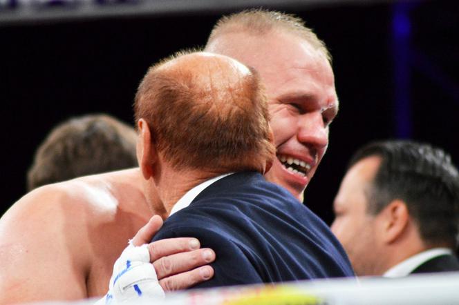 KnockOut Boxing Night 7 Rzeszów - prezydent Tadeusz Ferenc i Łukasz Różański
