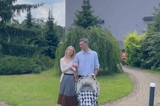 Na dobre i na złe po wakacjach 2023. Paulina Gałązka (Dominika) i Filip Bobek (Marcin) na planie