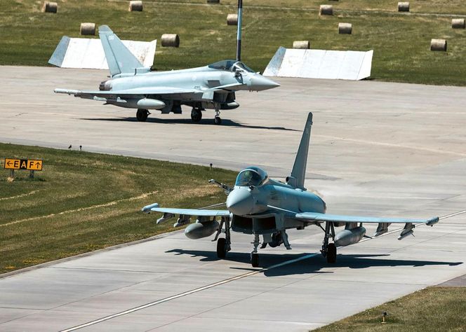 Brytyjski Eurofighter Typhoon
