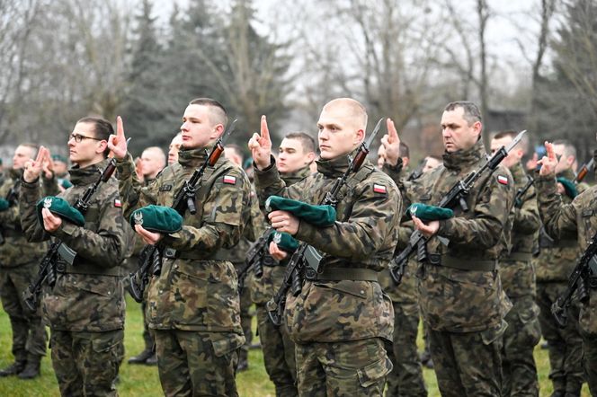 Przysięga żołnierzy zasadniczej służby wojskowej w Choszcznie