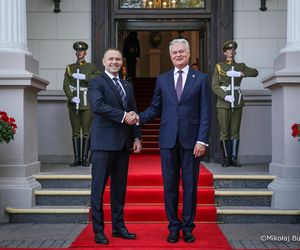 Karol Nawrocki na Litwie