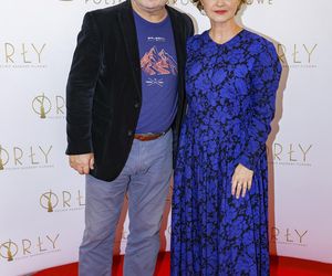 Gabriela Muskala Zbigniew Zamachowski jadą metrem