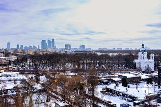Widok z tarasu Kampusu Biurowego Forest przy Burakowskiej 14