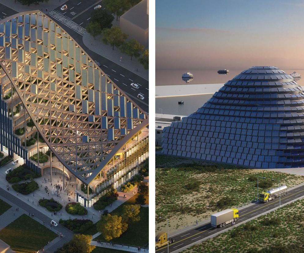 MVRDV - dwa projekty z panelami fotowoltaicznymi