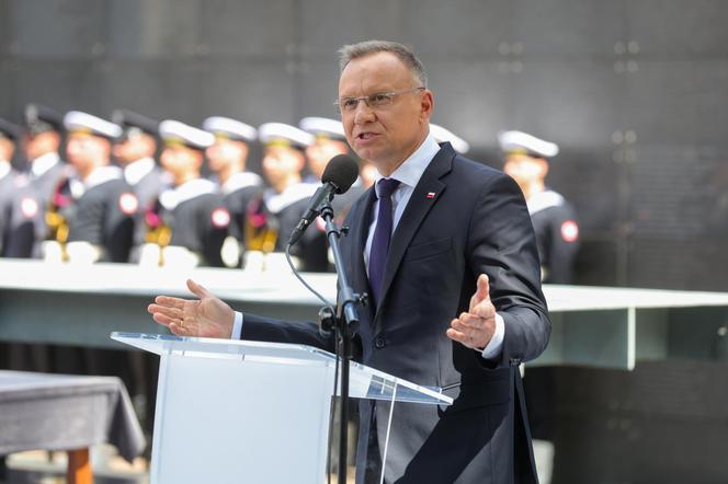 Andrzej Duda na Obchodach 80. rocznicy wybuchu Powstania Warszawskiego