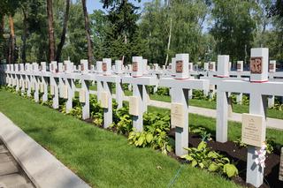 Nowe krzyże, tabliczki i symbole Polski Walczącej. Odnowiono groby Powstańców Warszawskich [AUDIO]