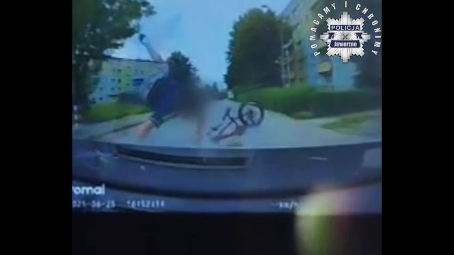 Jaworzno: 7-latek wjechał rowerem pod BMW. Sprawa będzie miała finał w sądzie. Drastyczne nagranie