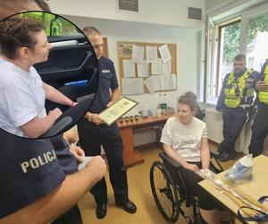 Grudziądz. Policjantka przez rok była w śpiączce, a teraz odwiedziła kolegów. Wzruszające spotkanie