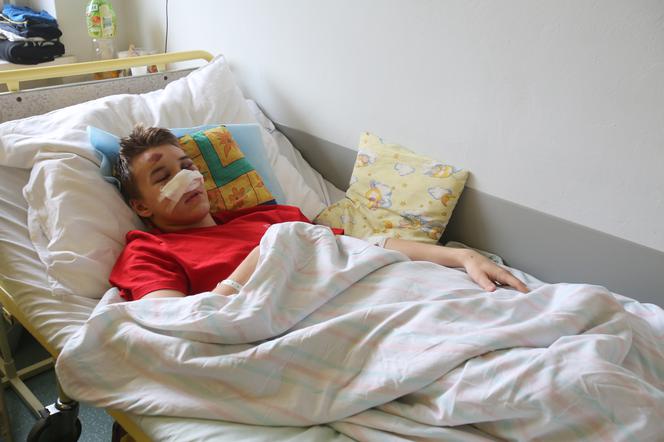 WYPADEK W PARKU WODNYM.