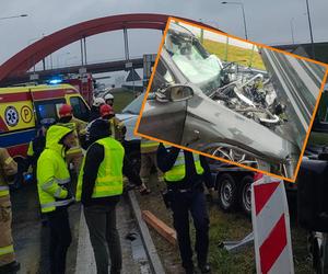 Kolejny szokujący wypadek BMW na A1! 39-latek staranował dwa pojazdy obsługi autostrady