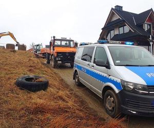 Nie żyje mężczyzna przysypany przez ziemię. Tragedia na Podhalu