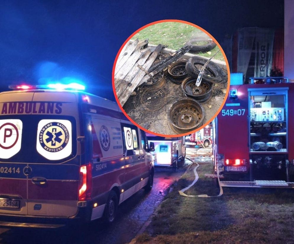Straty po pożarze w Piekarach. Mieszkańcy bez ogrzewania i toalet