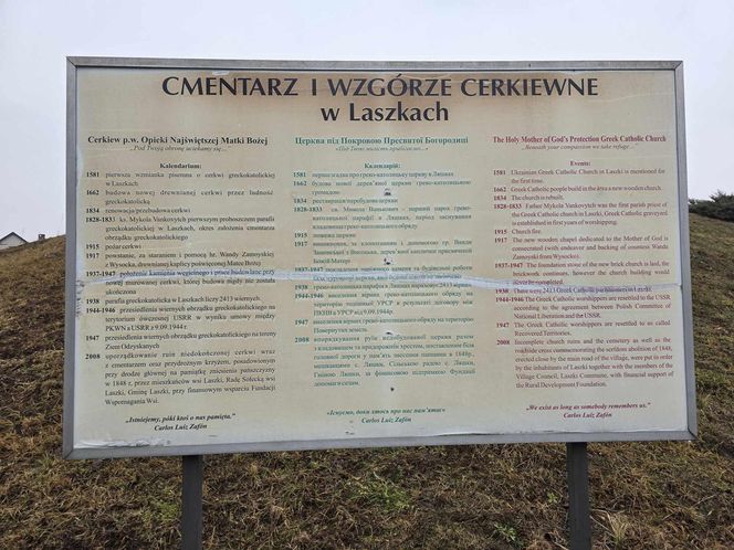  Cmentarz i wzgórze cerkiewne w Laszkach