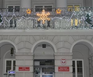 Świąteczne iluminacje 2024 w centrum Kielc