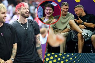 Gwiazdy na meczu Polska - Francja